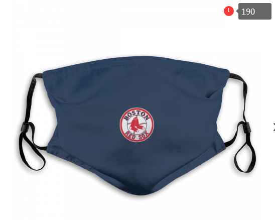 MLB Boston Red Sox #2 Dust mask with filter->mlb dust mask->Sports Accessory
